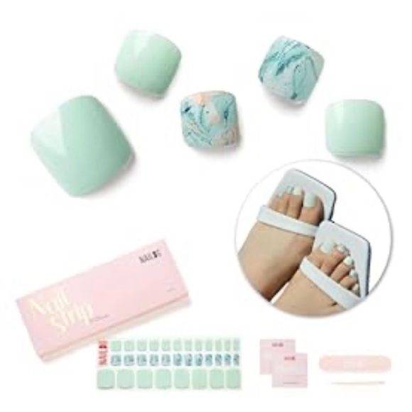 NIB NAILOG Gel Nail Polish Strips & UV Lamp - Picture 5 of 9